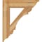 Ekena Millwork Olympic Traditional Rough Sawn Bracket, Western Red Cedar, 6"W x 30"D x 34"H BKT06X30X34OLY01RWR - alternate 2